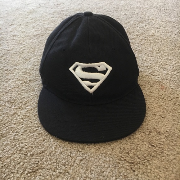 Jinx Black And White Superman SnapBack - Picture 2 of 5